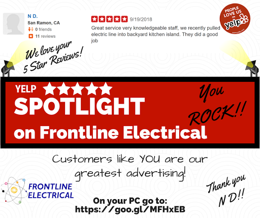 Electrician «Frontline Electrical Services», reviews and photos, 3195 Park Rd Suite C, Benicia, CA 94510, USA