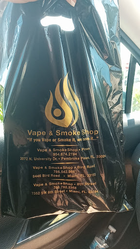 Tobacco Shop «Vape & Smoke Shop - Pines», reviews and photos, 2072 N University Dr, Pembroke Pines, FL 33024, USA