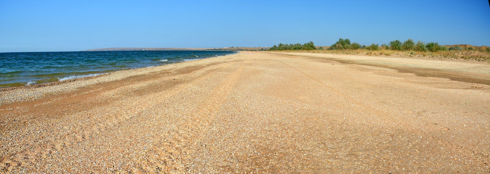Foto von Plyazh Nizhnezamorskoye mit langer gerader strand