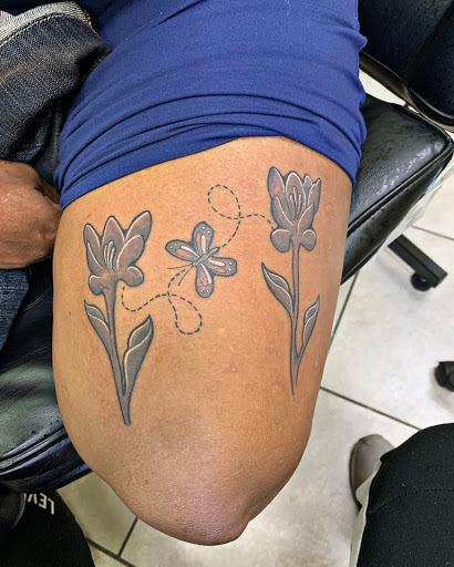 Explore skateboarding tattoo ideas, creative tattoo ideas in Kenner, available at Tattoology