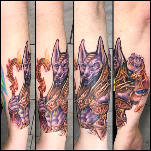 Explore japanese hand tattoo ideas, creative tattoo ideas in Luverne, available at Conspiracy Tattoo MN