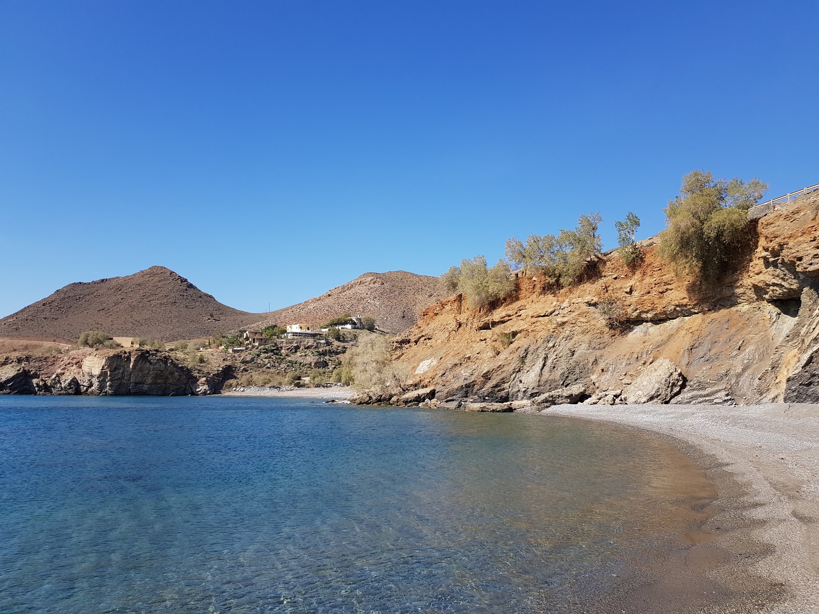 Loutra beach'in fotoğrafı imkanlar alanı