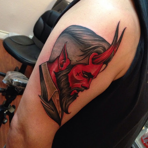 Explore wind tattoo ideas, creative tattoo ideas in Redwood City, available at Gods & Titans Tattoo
