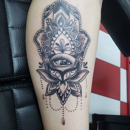 Explore son and daughter tattoo ideas for dad, creative tattoo ideas in Vinton, available at Cherry Bomb Tattoo and piercing