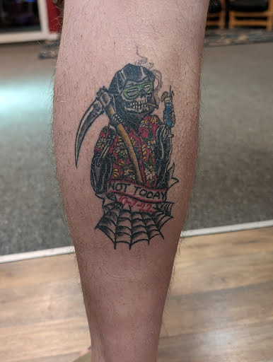 Explore 80s tattoo ideas, creative tattoo ideas in Cornelia, available at Prismatic Pulse Tattoo