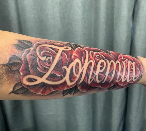 Find dog tattoo idea for your next unique tattoo in Phoenix at Grand Avenue Tattoo & Piercings