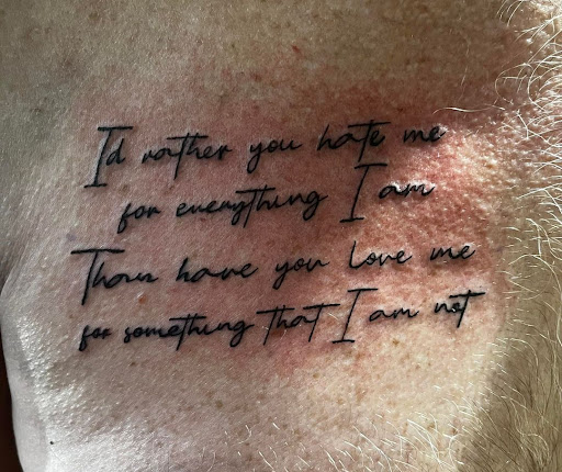 Explore sad tattoo ideas, creative tattoo ideas in Traverse City, available at Pinups & Needles