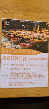 Restaurant Bakery pastry Cafe Vorort à Neuried (la carte)