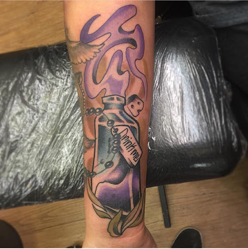 Explore male forearm tattoos ideas, creative tattoo ideas in Southaven, available at Illusion Ink