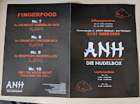 Menu du ANH - Die Nudelbox à Einbeck