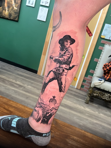Explore eagle and flag tattoo ideas, creative tattoo ideas in Roanoke, available at Saint Cecilias Art Studio