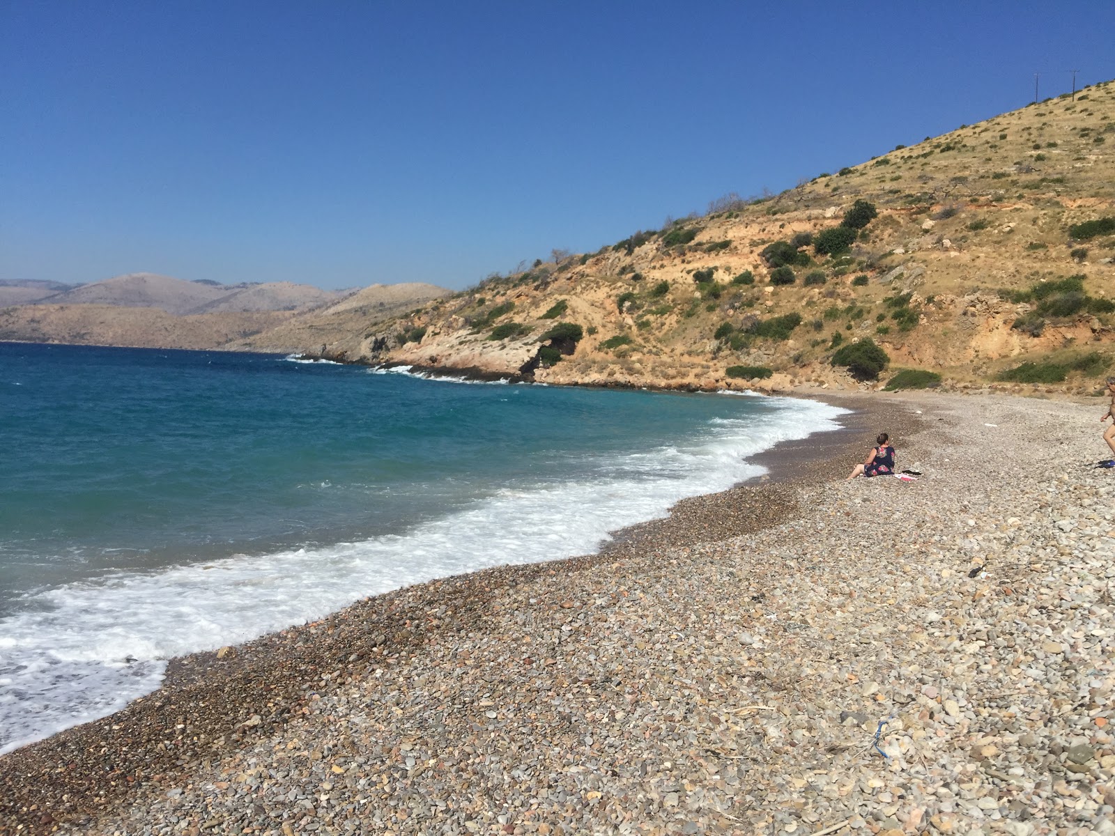 Foto von Potamoi beach wilde gegend