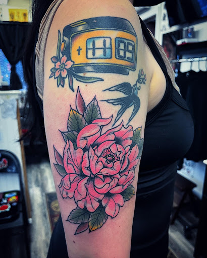 Explore skinny guys tattoo ideas, creative tattoo ideas in Madera, available at Sea Wolf Tattoo