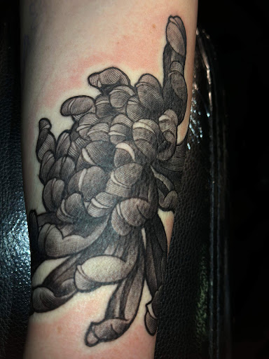 Explore ekg tattoo ideas, creative tattoo ideas in Denver, available at Nocturnal Tattoo 2