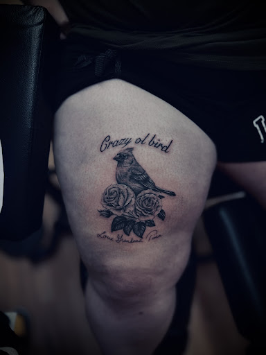 Explore father daughter tattoos ideas, creative tattoo ideas in Moberly, available at Blackheart Collective