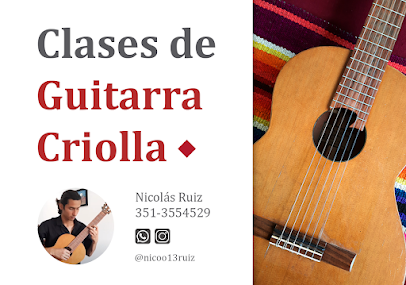 Clases de Guitarra Criolla - Prof. Nicolás Ruiz