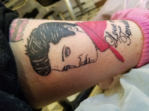 Explore funny cute tattoo ideas, creative tattoo ideas in Davis, available at SIX GUN SOUND TATTOO