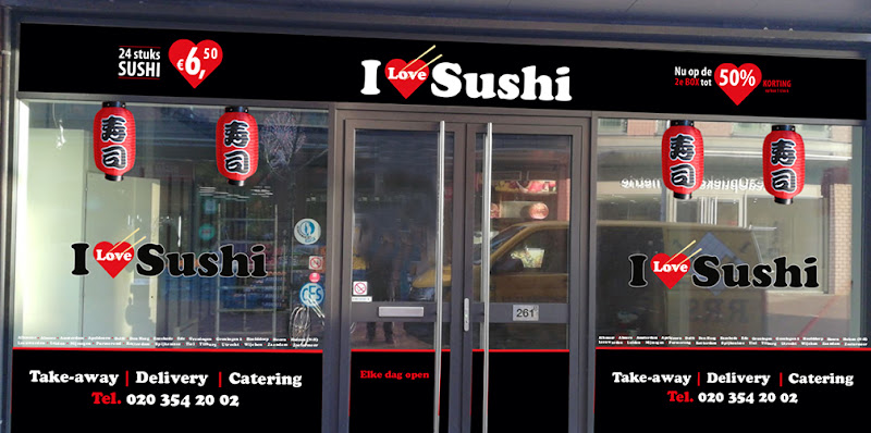 I Love Sushi Amsterdam Noord, Sushirestaurant, Amsterdam