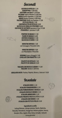 Menu / carte de Locanda Di Bafy à Gela