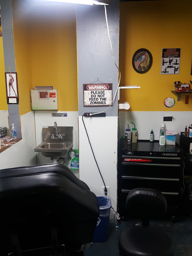 Explore trigun tattoo ideas, creative tattoo ideas in Dallas, available at Freak Show Studio