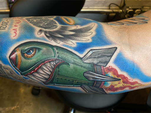 Explore occult tattoo ideas, creative tattoo ideas in Clovis, available at High Sierra Tattoo Co.