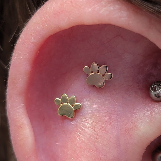 Explore sunflower sleeve tattoo ideas, creative tattoo ideas in Thousand Oaks, available at Golden Moon Piercings