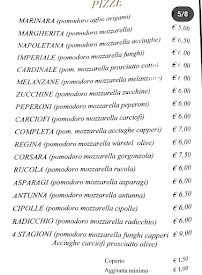 Trattoria La Tana à Porto Torres carte