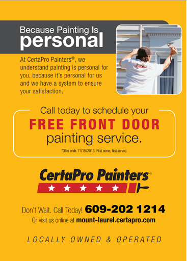 Painting «CertaPro Painters of Mount Laurel», reviews and photos, 4201 Church Rd, Mt Laurel, NJ 08054, USA
