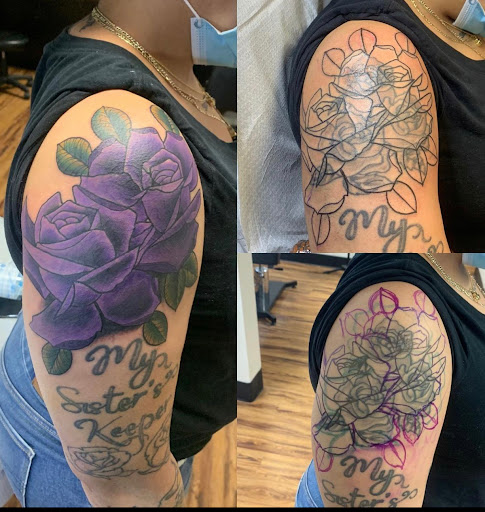 Explore m&m tattoo ideas, creative tattoo ideas in Harrisburg, available at Capital Tattoo Company