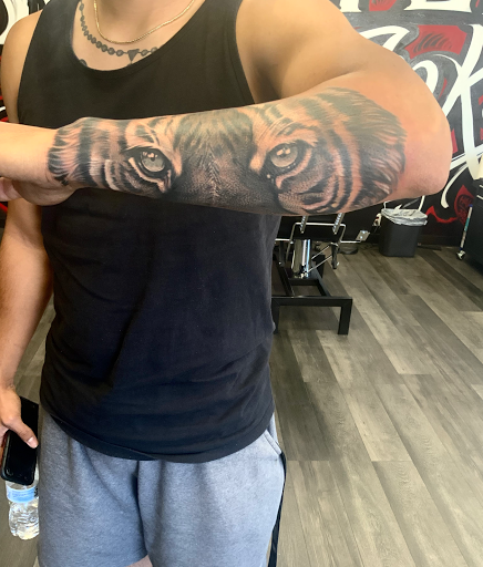 Explore tattoo ideas men upper arm, creative tattoo ideas in Silver City, available at Independent Ink Tattoo
