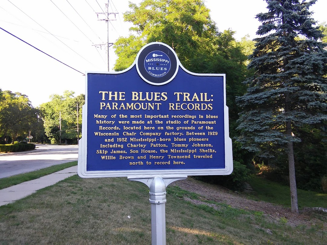 Blues Trail Paramount Records Historical Landmark