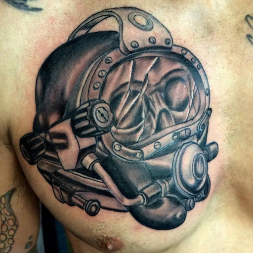 Explore american tattoo ideas, creative tattoo ideas in Houston, available at Rose & Dagger Tattoo