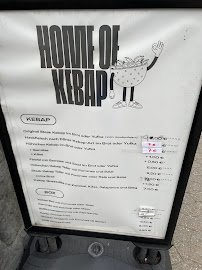 KEBAPSTORE à Metzingen carte