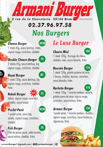 Aliment-réconfort du Restauration rapide Armani Burger à Brou - n°5