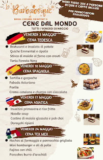 Menu du Lo Barbaboque Ristrò à Valtournenche