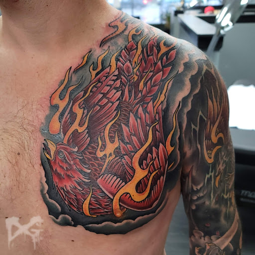 Explore wanderlust tattoo ideas, creative tattoo ideas in Livonia, available at Integrity Tattoo Company