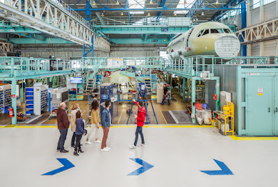 Visite d'Airbus Atlantic Saint-Nazaire à Saint-Nazaire