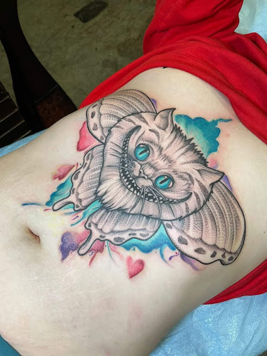 Explore surfboard tattoo ideas, creative tattoo ideas in Seymour, available at Golden Heart Tattoo Company