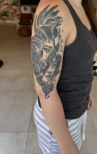 Explore rip grandpa tattoo ideas, creative tattoo ideas in Chapel Hill, available at Gold Hand Gallery