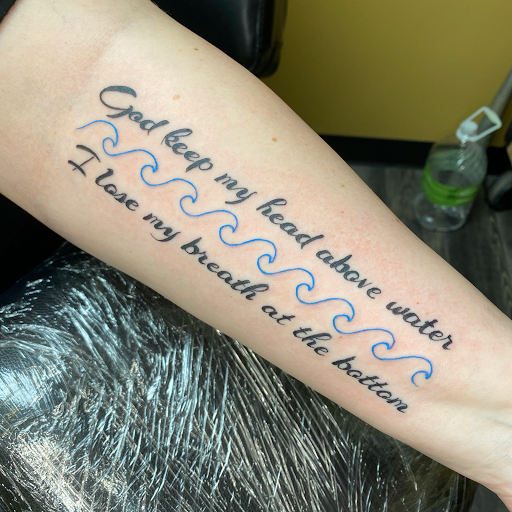 Explore forearm tattoo idea, creative tattoo ideas in Warner Robins, available at Untold Pain Tattoo Studio