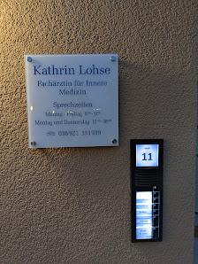 Hausarztpraxis - Kathrin Lohse Markt 11, 99834 Gerstungen, Deutschland