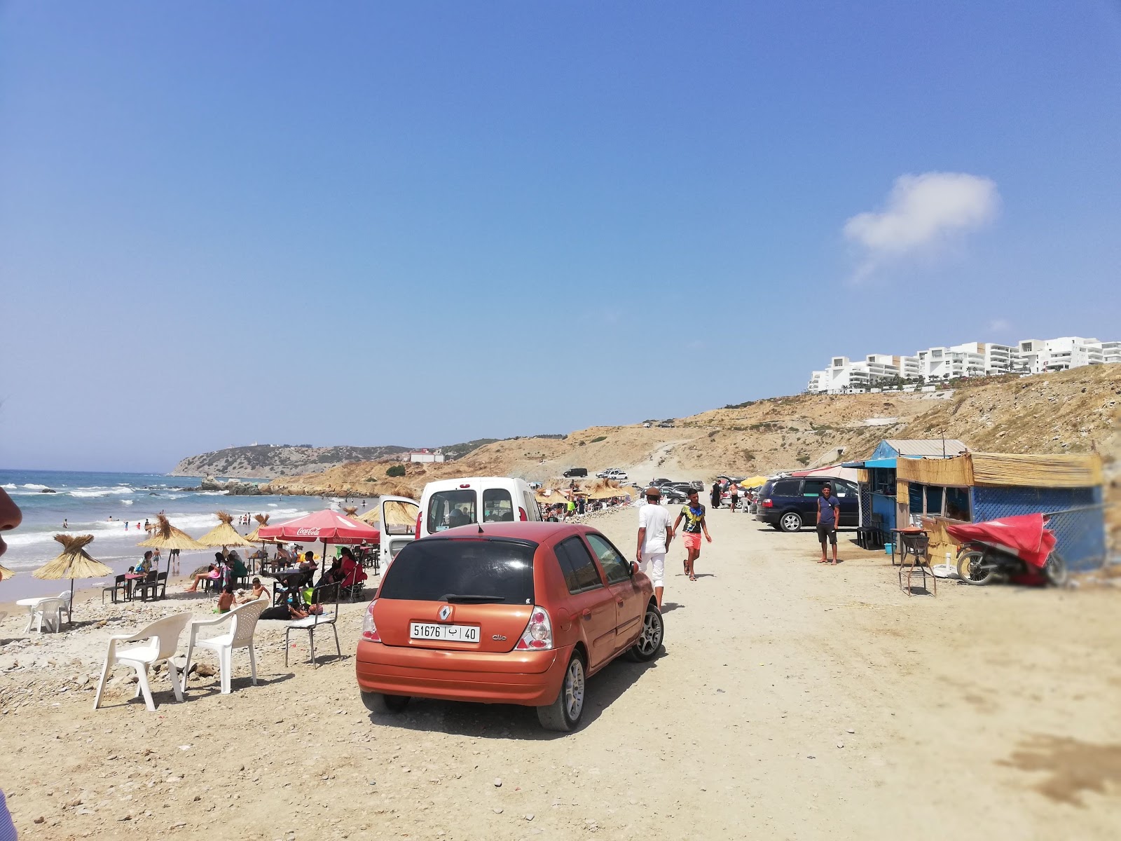 Fotografie cu Plage Mrisat și așezarea