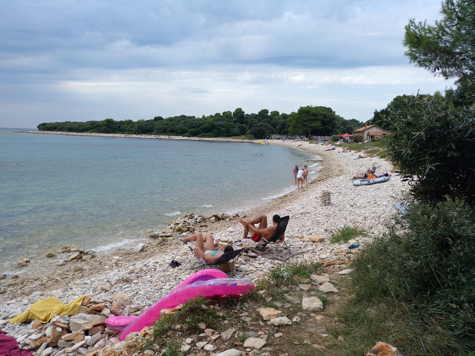 Meneghetti beach'in fotoğrafı - Çocuklu aile gezginleri için önerilir