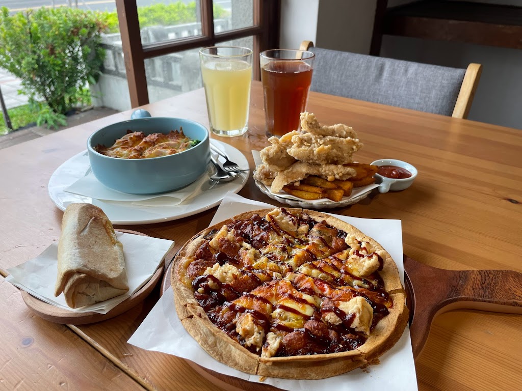 搖滾雞勝利店（披薩｜焗烤｜炸物小點｜飲品）提供內用 的照片