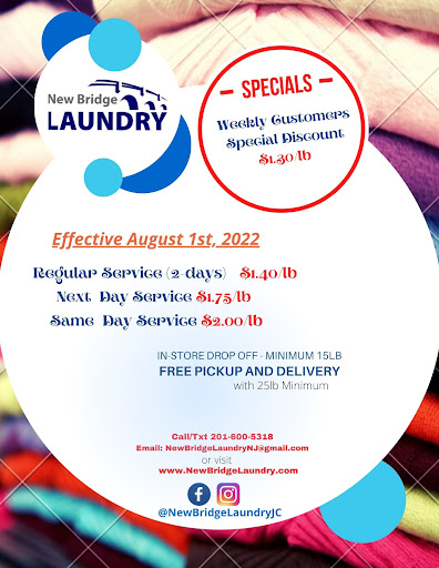 Laundry Service «New Bridge Laundry Service», reviews and photos, 437 Monmouth St, Jersey City, NJ 07302, USA