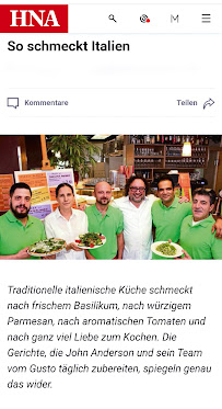 Restaurant italien Gusto Tavola Calda à Kassel (la carte)