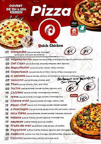 Menu / carte de Quick Chicken and Pizza Restaurant à Saint-Maurice