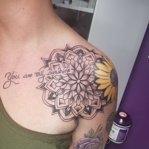 Explore funny tattoo ideas, creative tattoo ideas in Easley, available at Peach Pit Tattoo