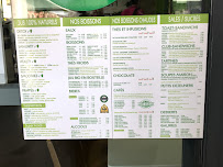 Saladerie SO Green à Nice - menu / carte