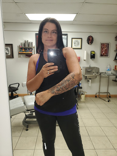 Explore patchy tattoo ideas, creative tattoo ideas in Edinboro, available at Tattarrattat Body Art Studio